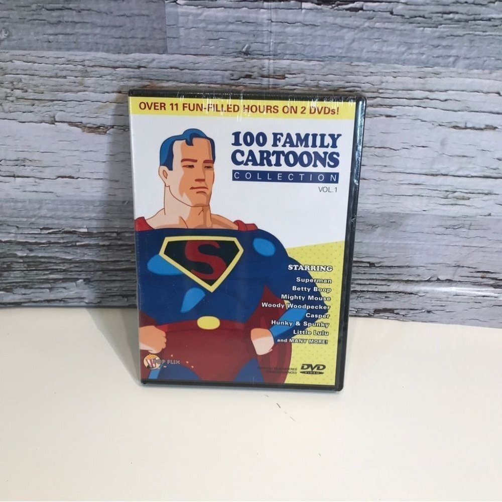 𝅺cartoon 100 episodes DVD Brand New